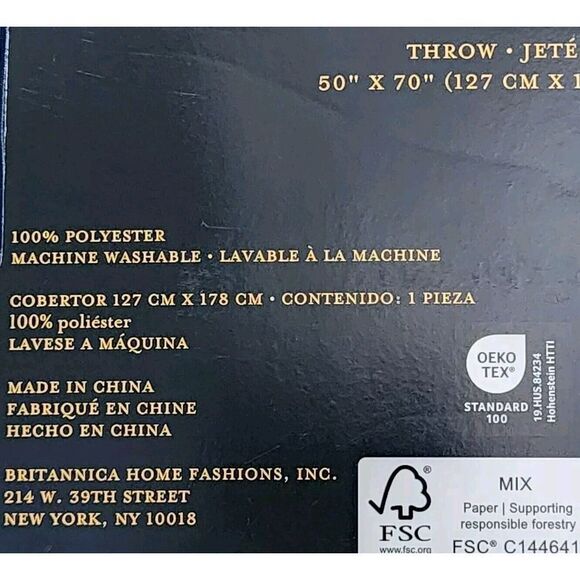 Pendleton Boho Sherpa Throw Blanket Southwest Tribal Cream Blue Brown Fleece NEW - Picture 8 of 11